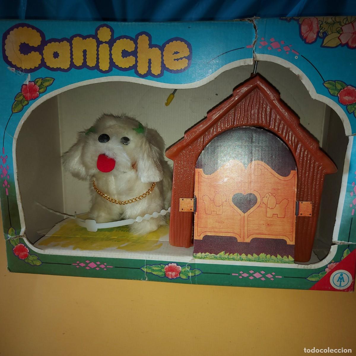 Juguetes antiguos: CANICHE, PERRO CON CASA DE MECANICA IBENSE
