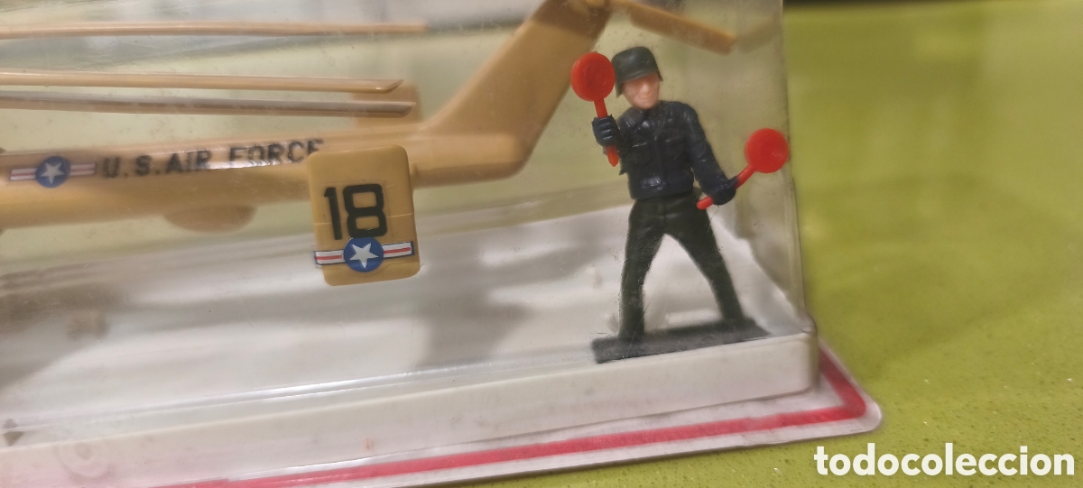 Juguetes antiguos: Guisval militar helic&oacute;ptero - Foto 3