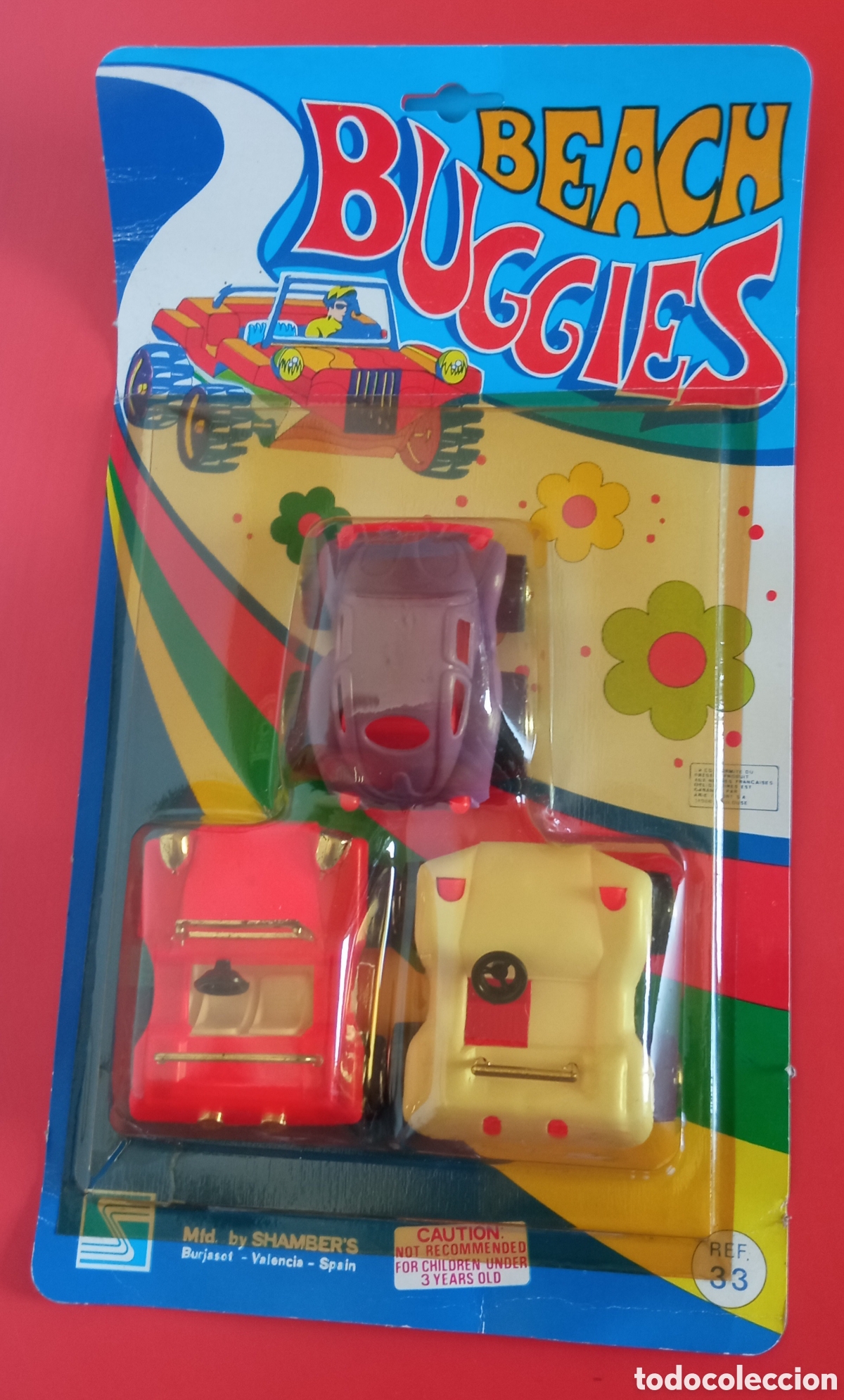 Juguetes antiguos: BLISTER DE 3 BUGGIES BEACH.SHAMBERS 70'S SHAMBER'S.SIN ABRIR.