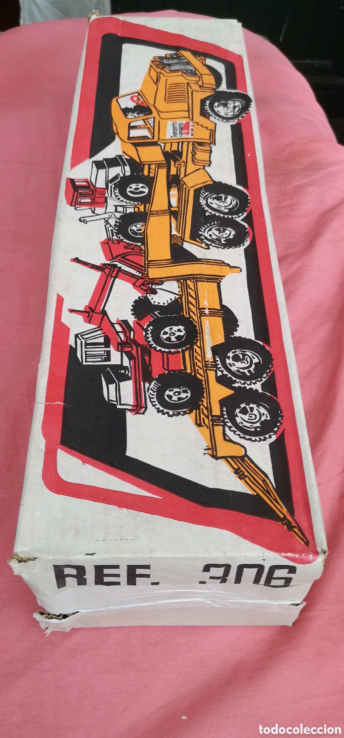 Juguetes antiguos: Karpan. Cami&oacute;n Transportes Especiales. Ref 306. SIN SACAR DE SU CAJA. DE 60 cm. A&ntilde;os 80.