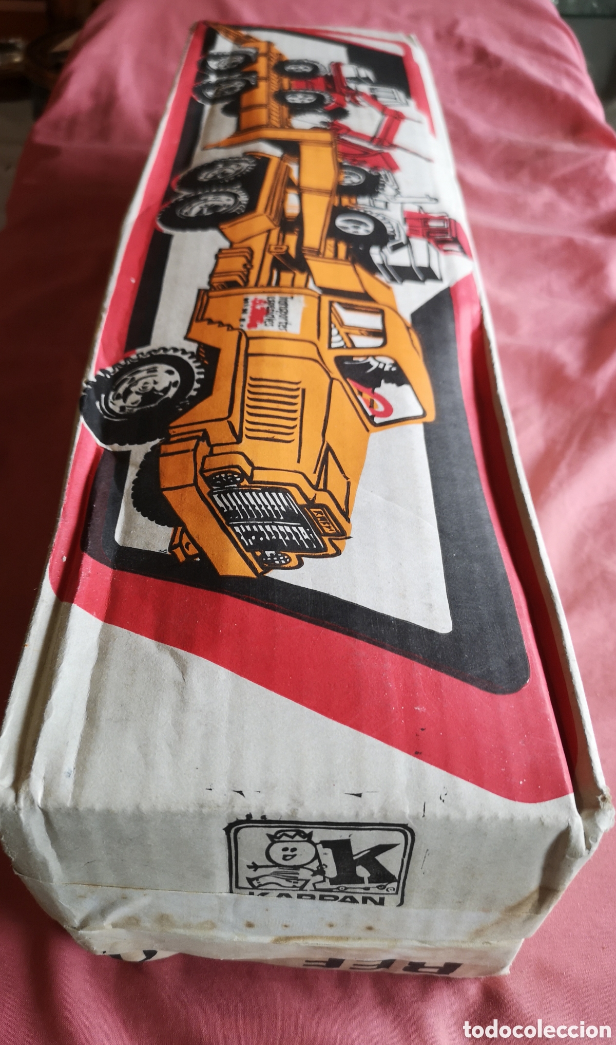 Juguetes antiguos: Karpan. Cami&oacute;n Transportes Especiales. Ref 306. SIN SACAR DE SU CAJA. DE 60 cm. A&ntilde;os 80.