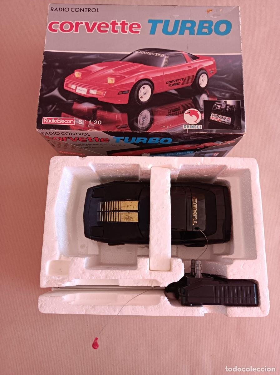 Juguetes antiguos: COCHE RADIO CONTROL CORVETTE TURBO FUNCIONANDO FABRICANTE SHINSEI
