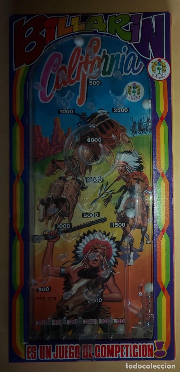 Juguetes antiguos: BILLARIN , PIN BALL TEMATICA OESTE, DE JUGUETES PIQUE, A&Ntilde;OS 70