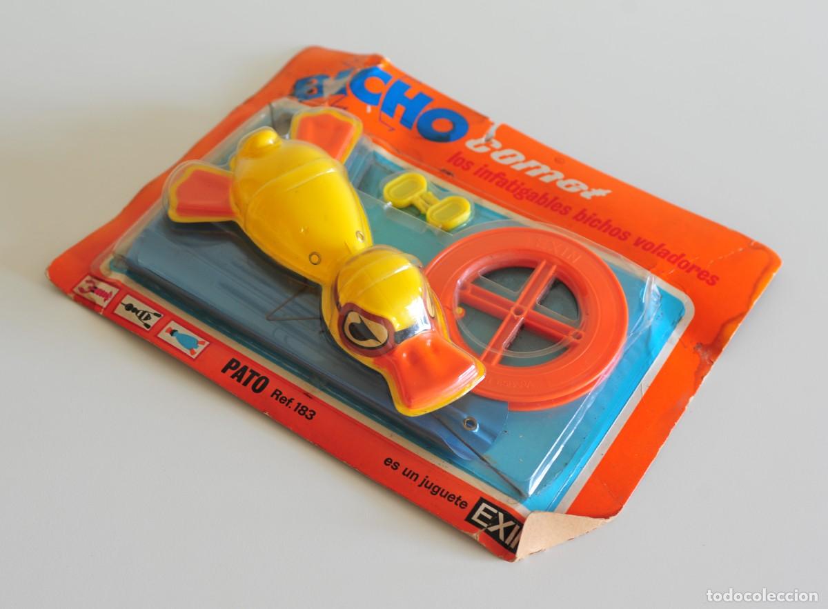 Juguetes antiguos: Juguete vintage Bicho Comet. Pato. EXIN, Made in Spain. Ref. 183. Los infatigables bichos voladores.