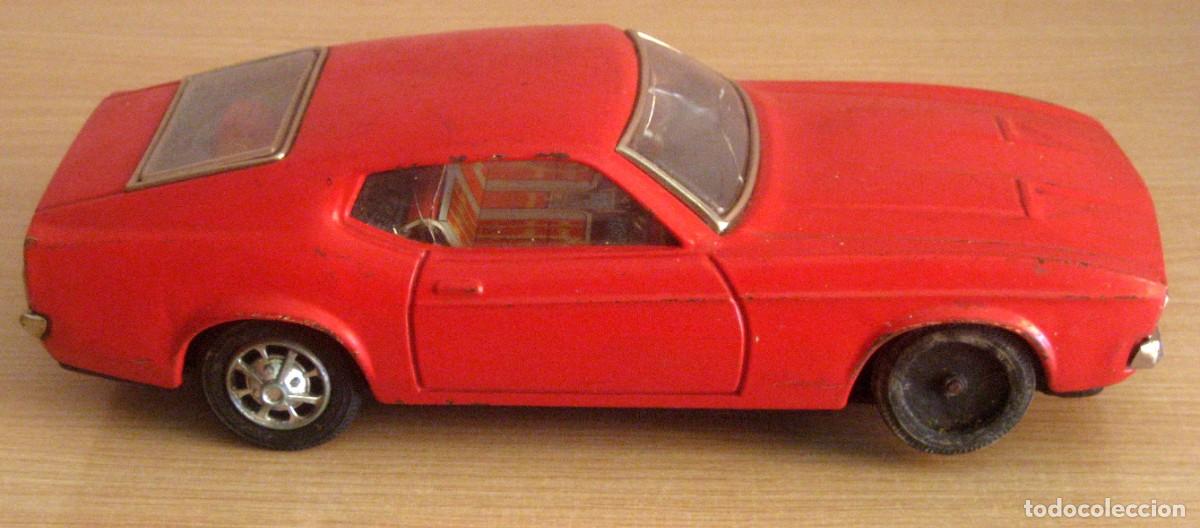 Juguetes antiguos: TAIYO FORD MUSTANG MATCH 1 MARCA TAIYO JAPON A PILAS A&Ntilde;OS 60/70