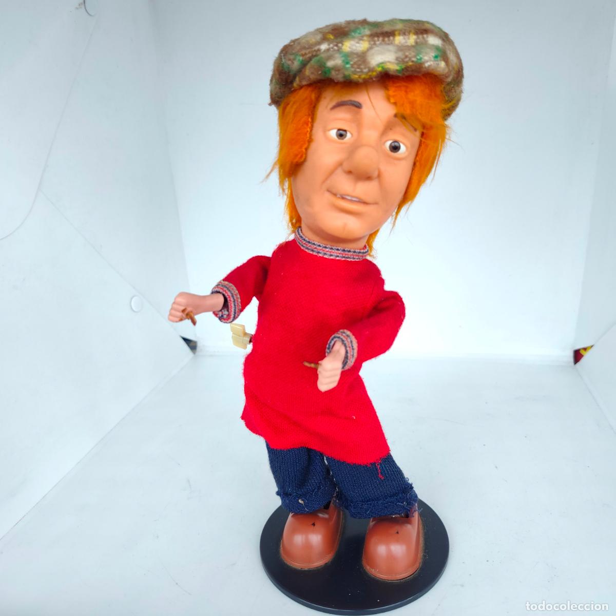 Juguetes antiguos: Mu&ntilde;eco a cuerda Miliki ref. 102 Los payaso de la tele Mecanica Ibense IM 29 cm