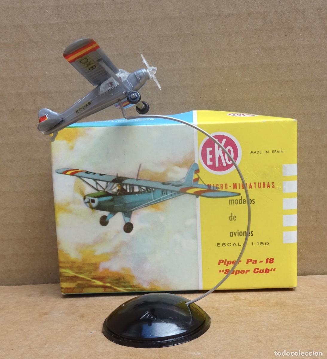 Juguetes antiguos: EKO AVION PIPER Pa -18 &rdquo;Super Club&rdquo;