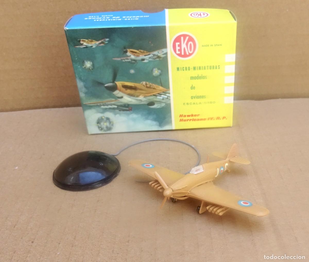 Juguetes antiguos: EKO AVION HAWKER Hurricane IV.R.P