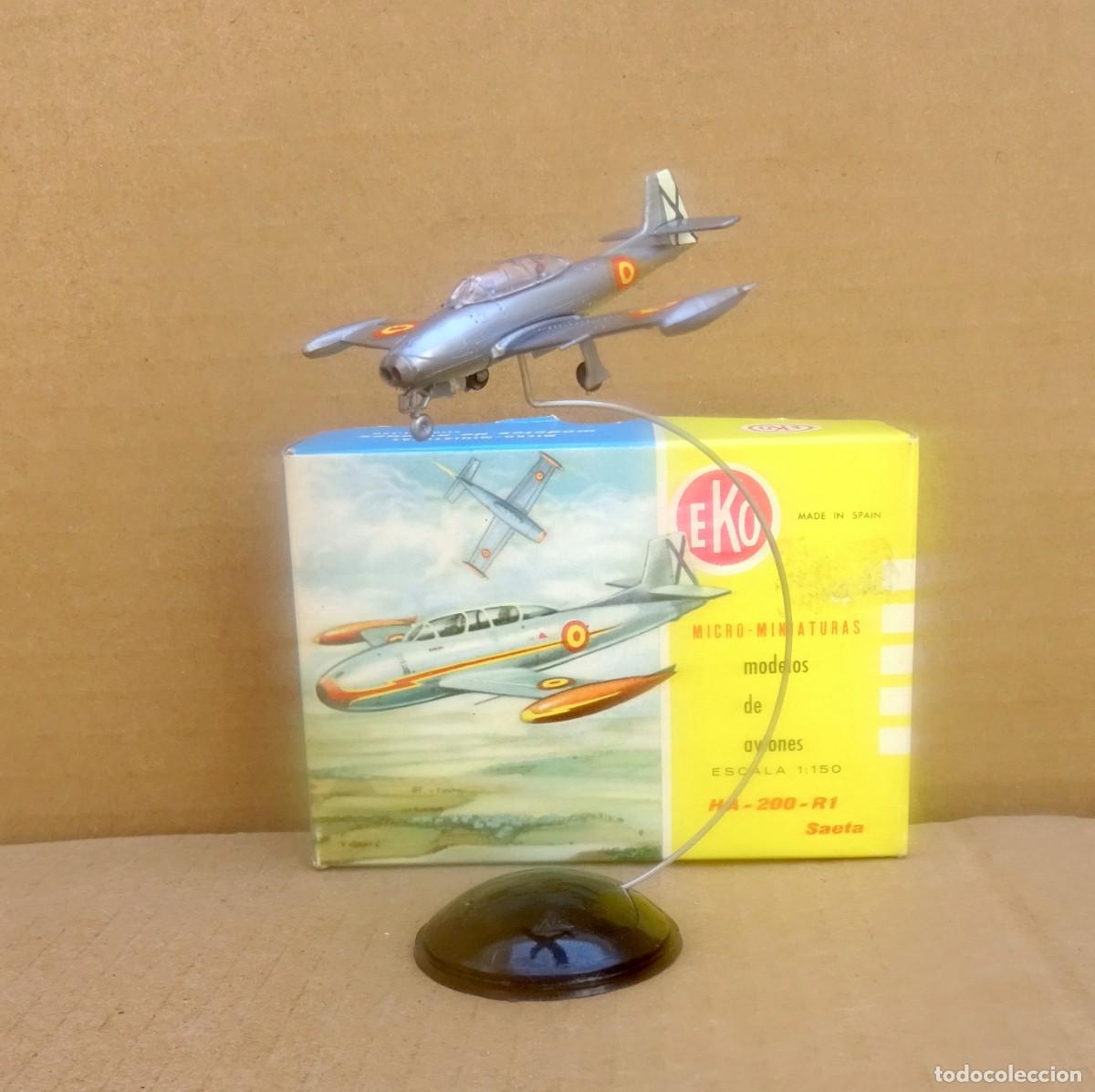 Juguetes antiguos: EKO AVION &rdquo;Saeta&rdquo; HA-200-R1