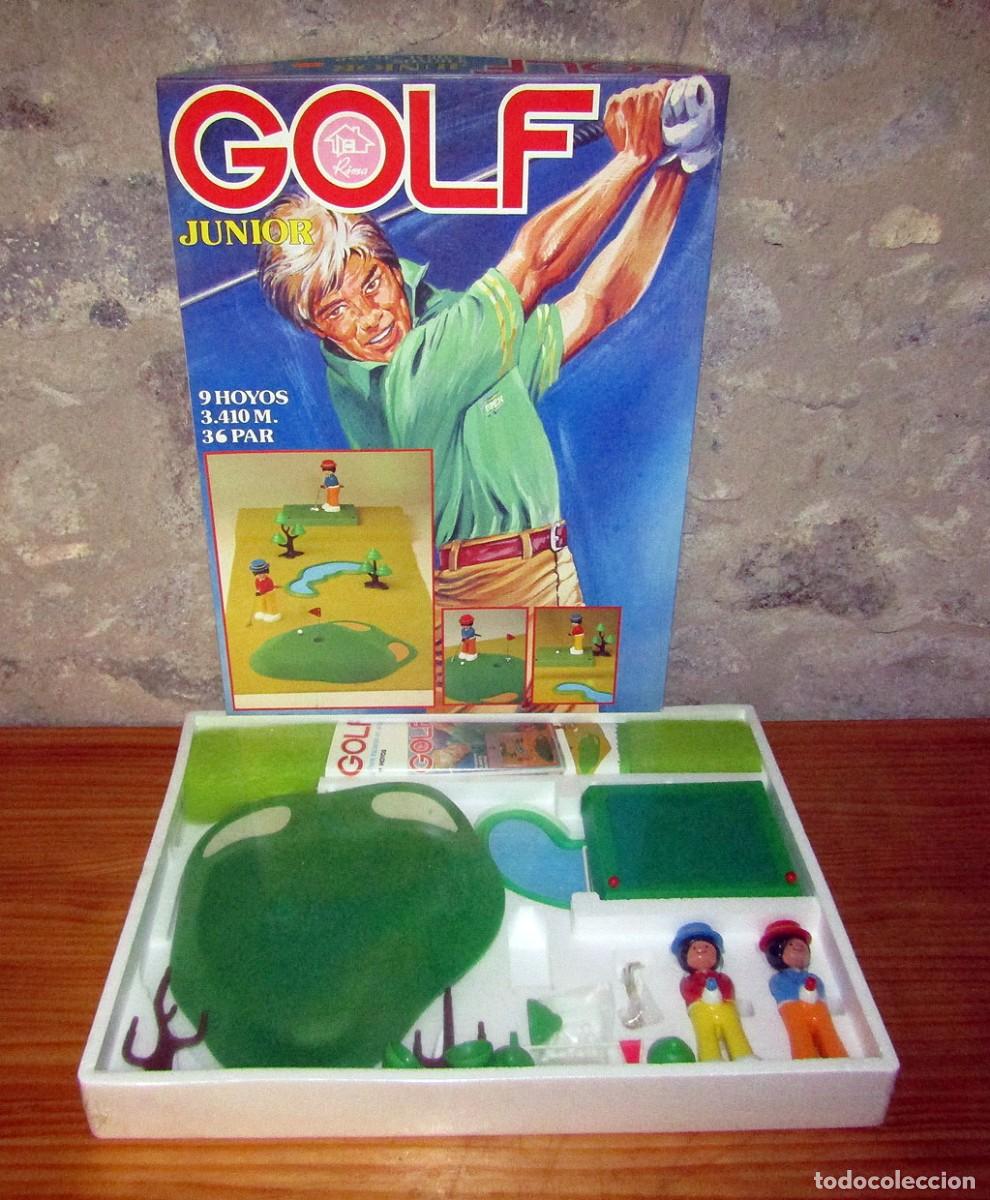 Juguetes antiguos: ANTIGUO GOLF JUNIOR, DE RIMA - NUEVO Y PRECINTADO - 9 HOYOS - A&Ntilde;OS 70 - 61x45x8cm