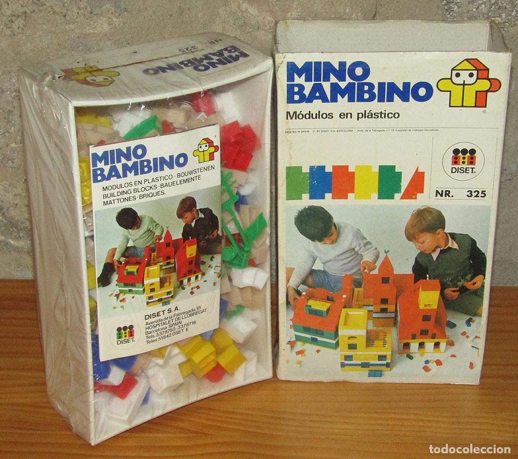 Juguetes antiguos: MINO BAMBINO, DE DISET - ANTIGUO JUEGO DE CONSTRUCCION - REF. 325 - NUEVO Y PRECINTADO