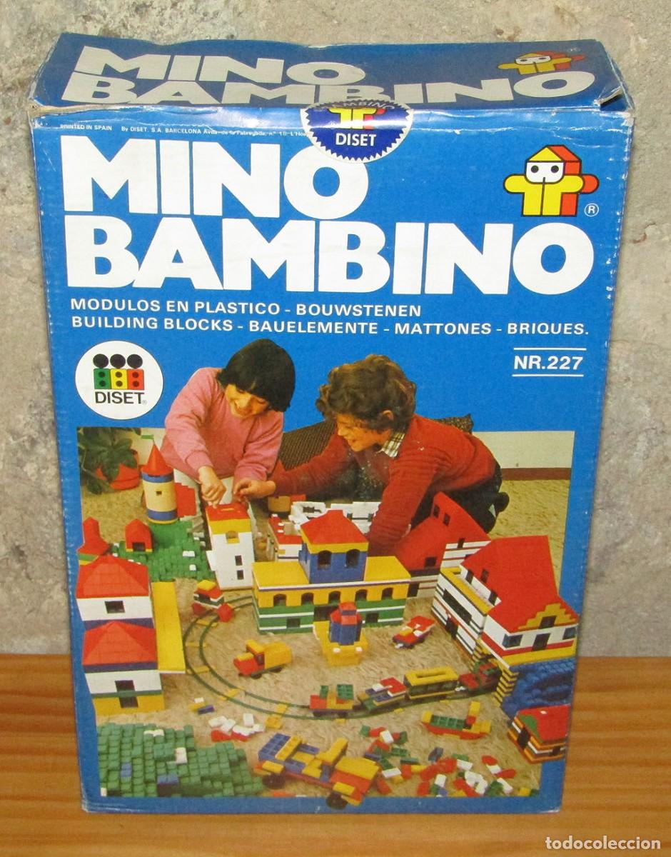 Juguetes antiguos: MINO BAMBINO, DE DISET - ANTIGUO JUEGO DE CONSTRUCCION - REF. 227 - NUEVO Y COMPLETO