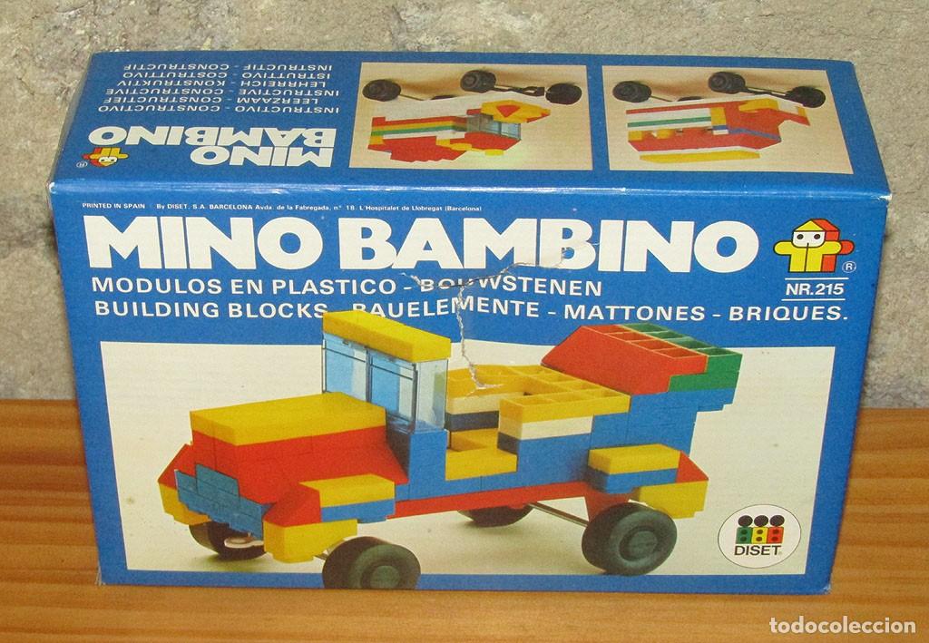 Juguetes antiguos: MINO BAMBINO, DE DISET - ANTIGUO JUEGO DE CONSTRUCCION - REF. 215 - NUEVO Y COMPLETO