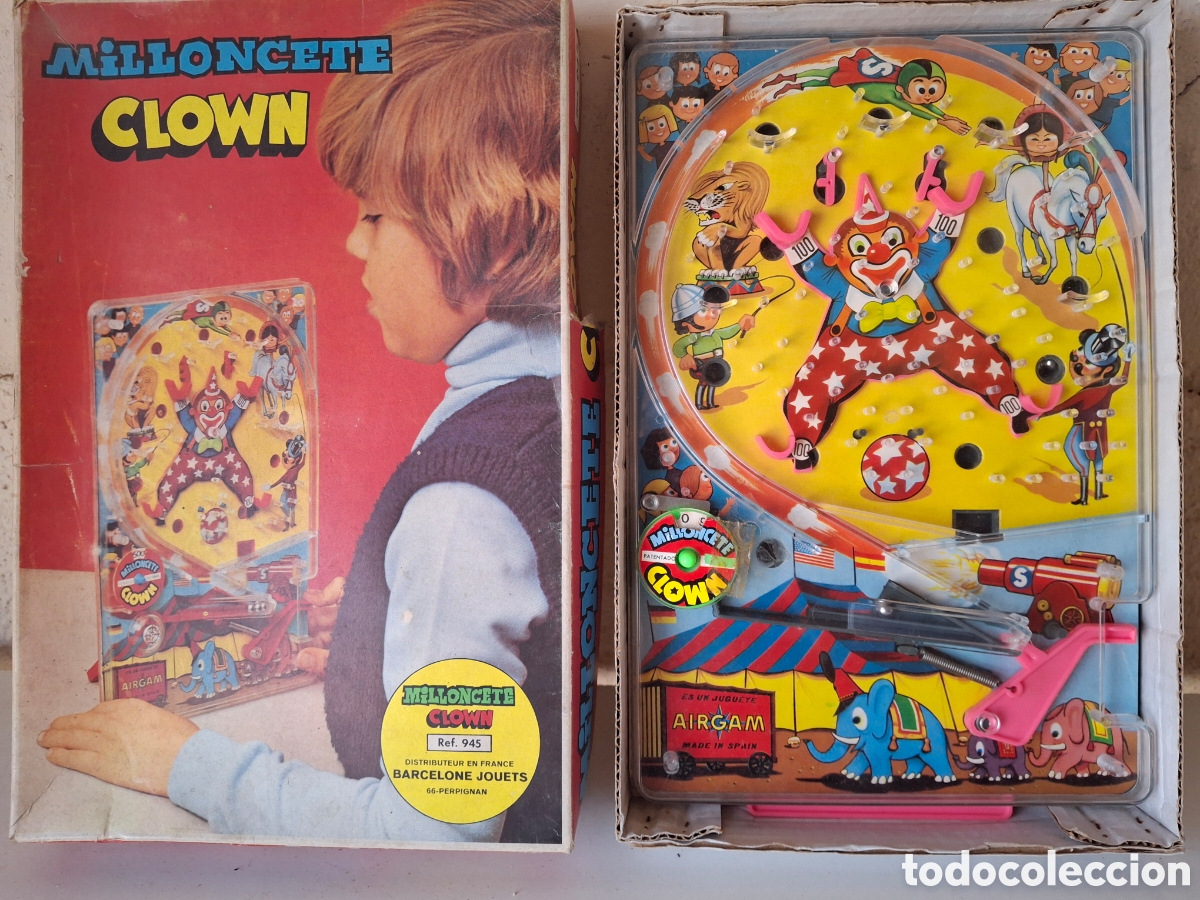 Jouets Anciens: MILLONCETE CLOWN DE AIRGAM
