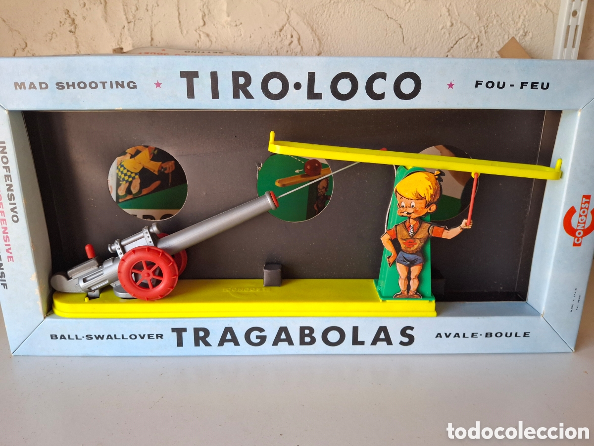 Juguetes antiguos: TIRO LOCO TRAGABOLAS DE CONGOST - Foto 2