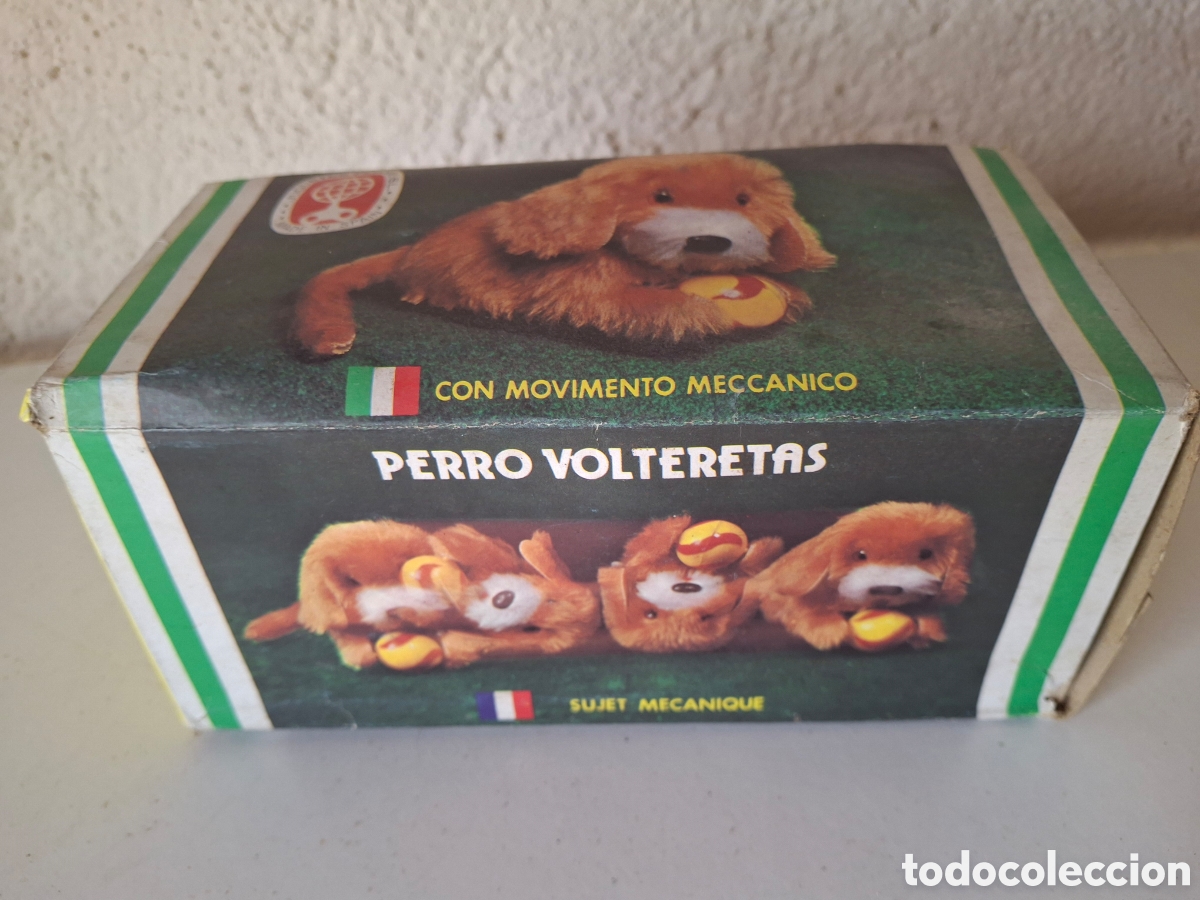Juguetes antiguos: PERRO VOLTERETAS DE JUGUETES FEBER - Foto 4