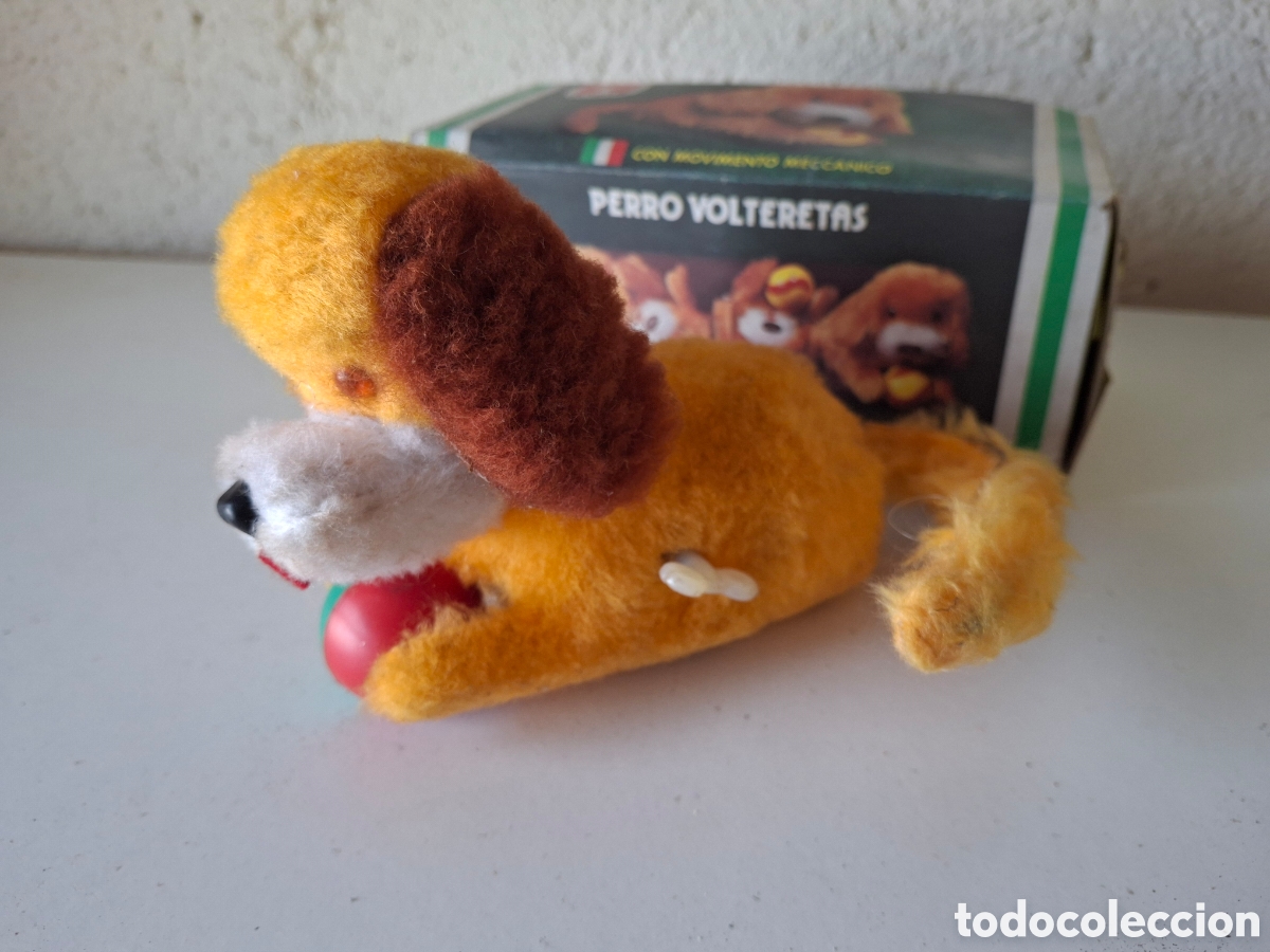 Brinquedos antigos: PERRO VOLTERETAS DE JUGUETES FEBER