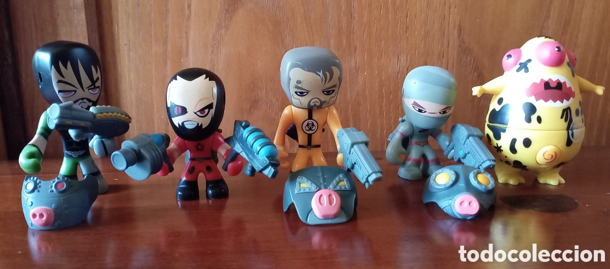 Juguetes antiguos: Lote figuras de Mutant Busters - Foto 8