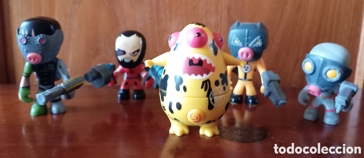 Juguetes antiguos: Lote figuras de Mutant Busters