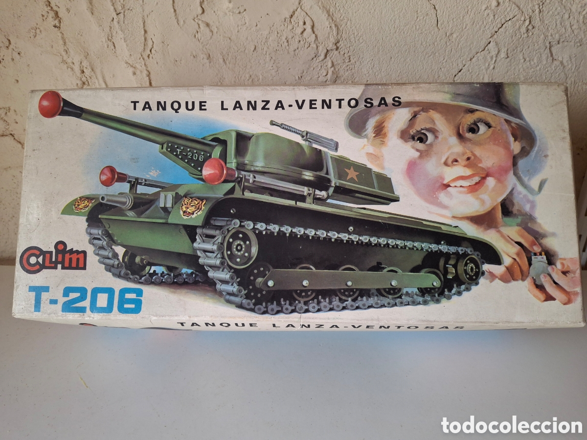 Juguetes antiguos: TANQUE LANZAVENTOSAD T 206 DE CLIM