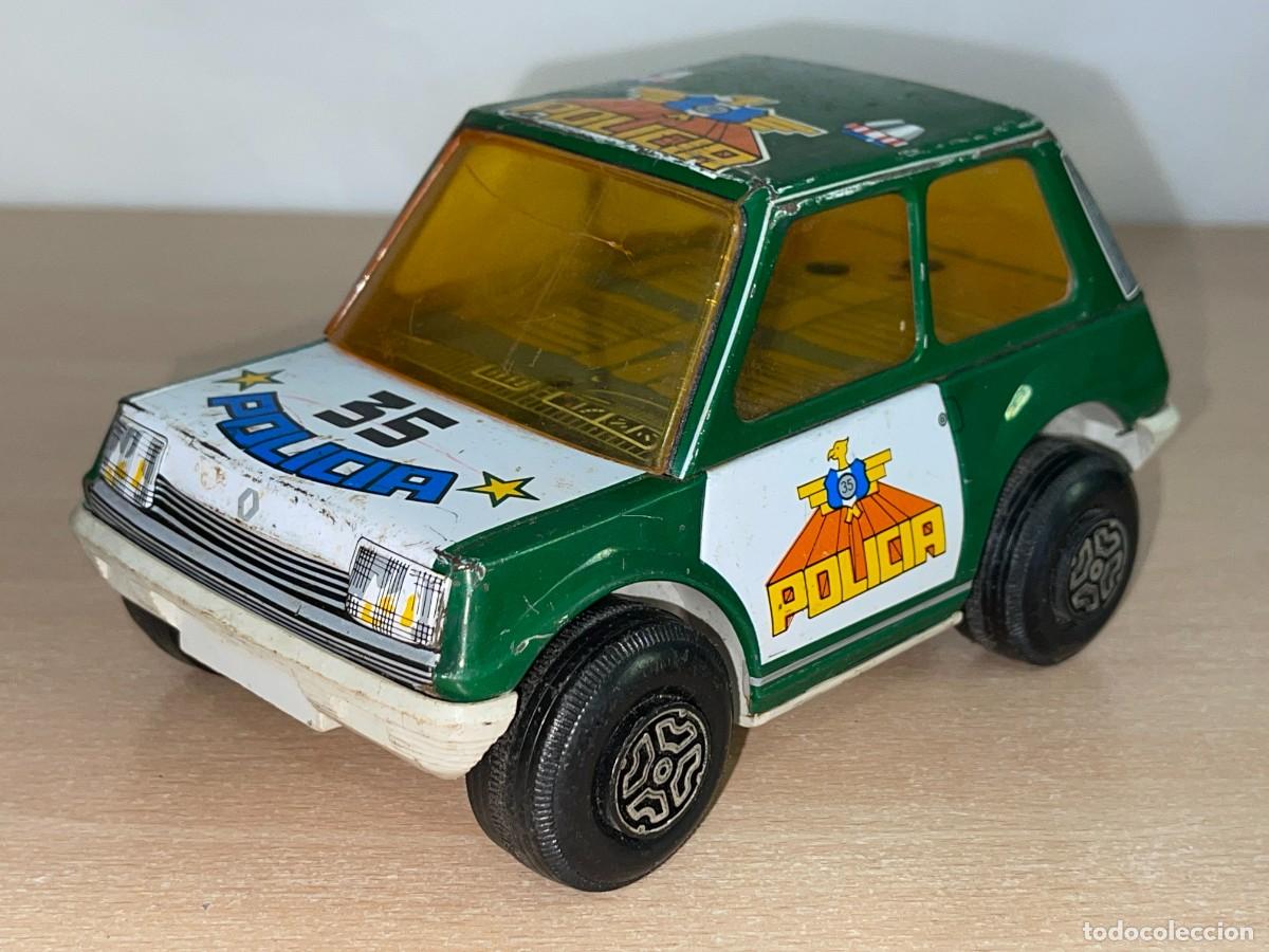 Juguetes antiguos: Obertoys RENAULT 5 Polic&iacute;a Guardia Civil a fricci&oacute;n a&ntilde;os 70 Made in Spain paya payva rom&aacute;n rico R5