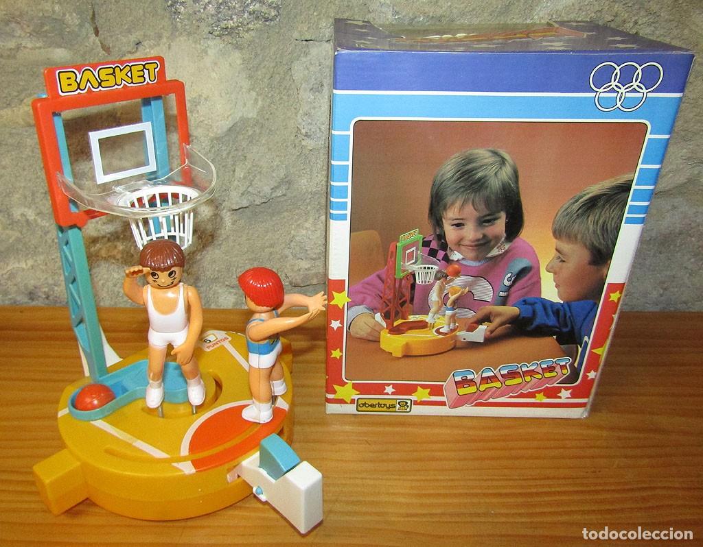 Juguetes antiguos: BASKET DE OBERTOYS - NUEVO Y EN SU CAJA - A&Ntilde;OS 80 - ANTIGUO JUEGO DE PUNTER&Iacute;A - MADE IN SPAIN