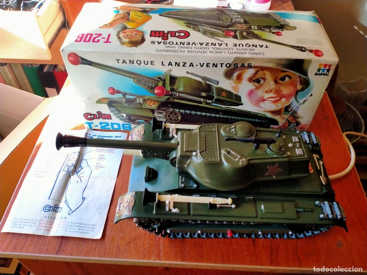 Juguetes antiguos: TANQUE CLIM FUNCIONANDO COMPLETO MUY BONITO
