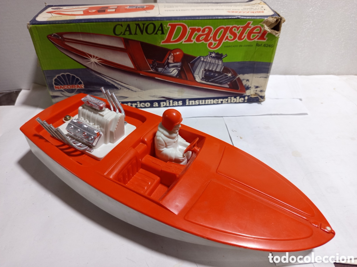 Juguetes antiguos: Canoa Dragster de Nacoral