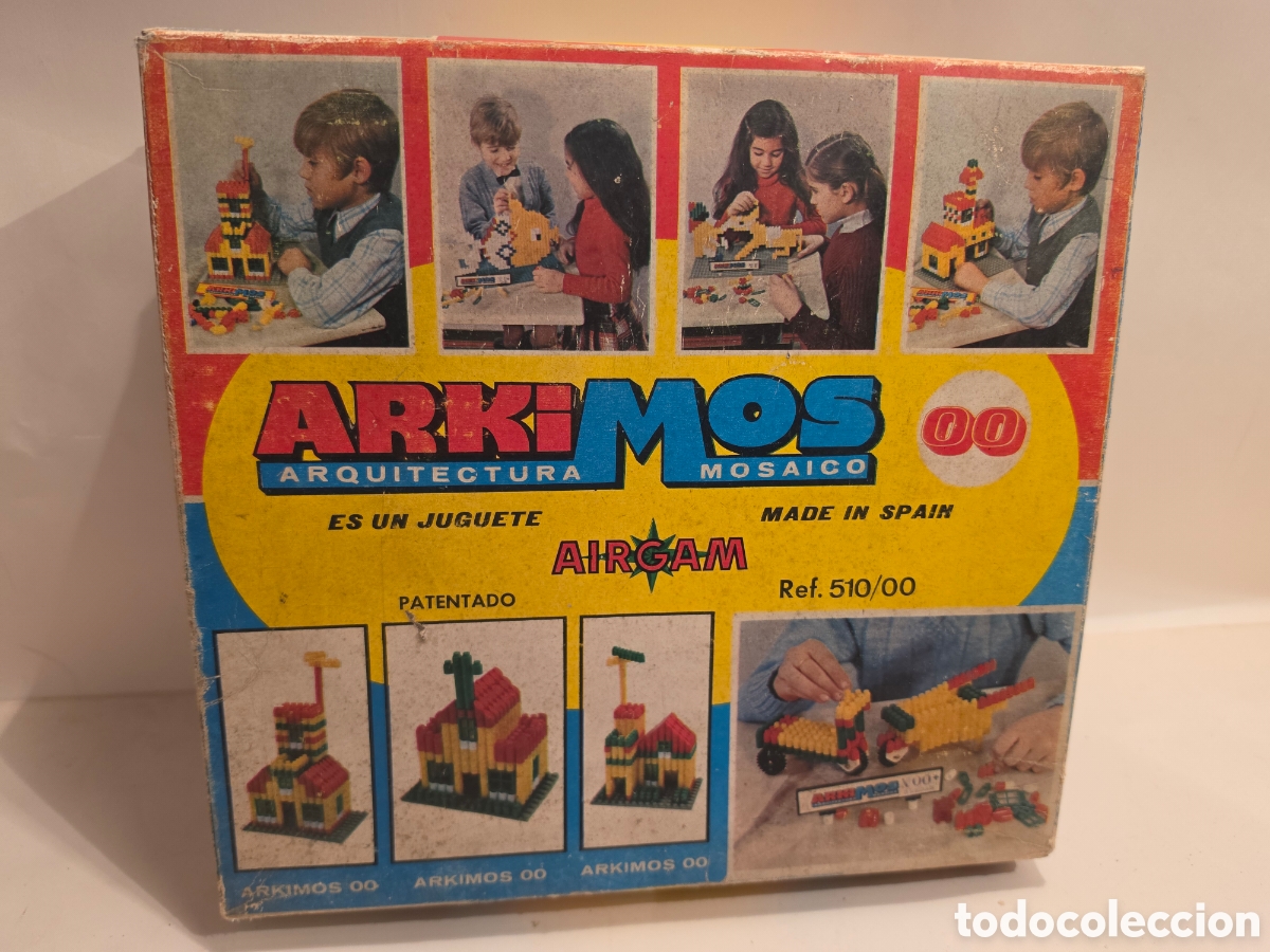 Juguetes antiguos: AIRGAM. ARKIMOS. REF. 510/00. JUGUETE DE CONSTRUCCION. MADE IN SPAIN. A&Ntilde;OS 70