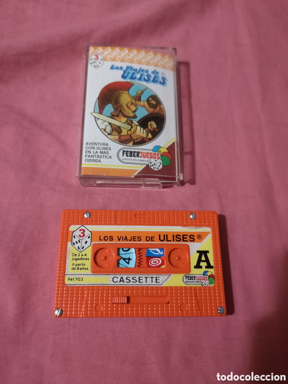 Juguetes antiguos: Feberjuegos. Los viajes de Ulises. Magn&eacute;tico. En cinta cassette. BIEN. SIN USAR. ESTUCHE ROTO.