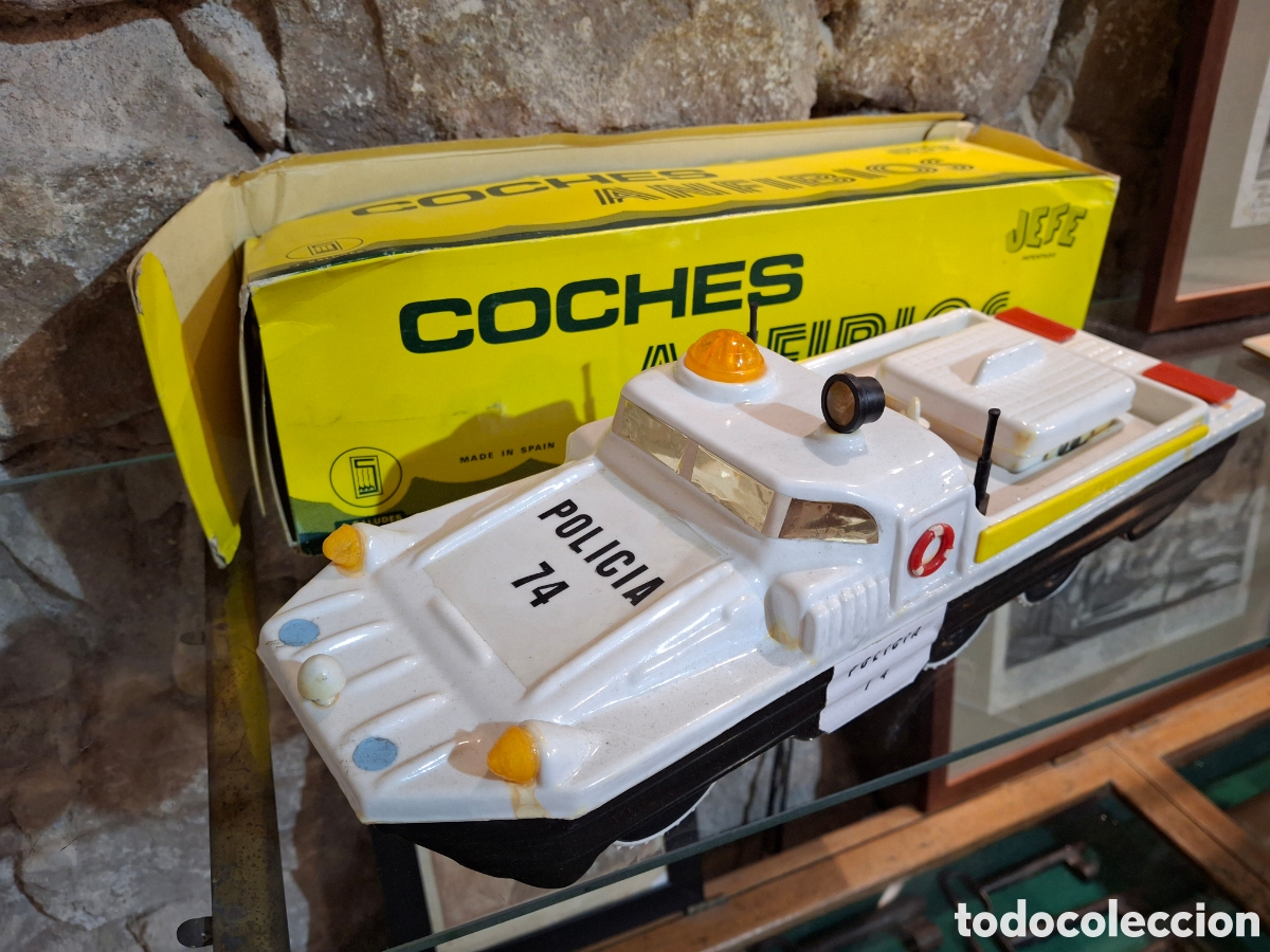 Juguetes antiguos: ANTIGUO COCHE ANFIBIO DE JEFE - Foto 2