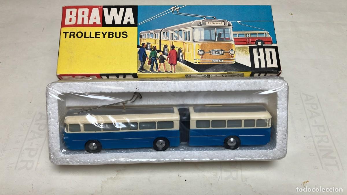 Juguetes antiguos: Trolebus Brawa escala H0