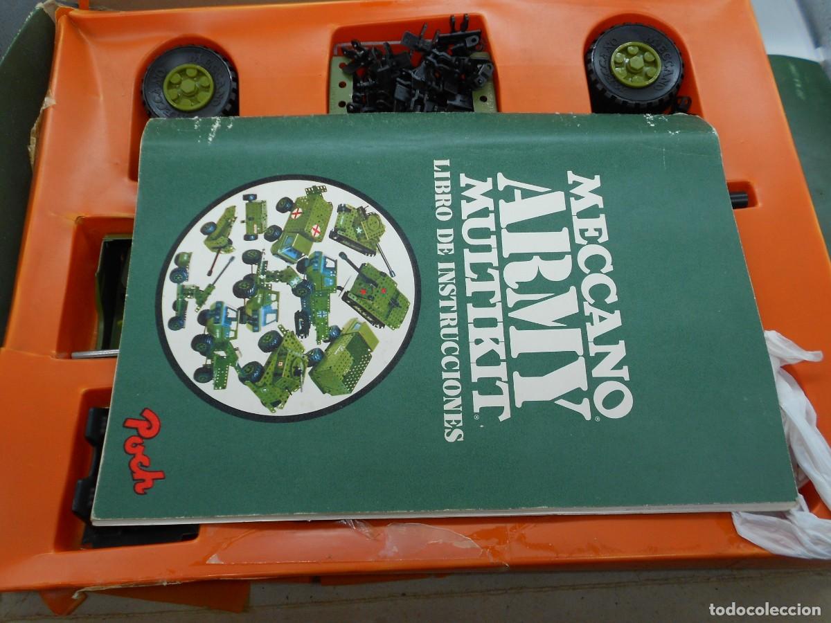Juguetes antiguos: meccano army multikit le falta alguna pieza la caja esta bastante tocada aun asi lleva muchas piezas