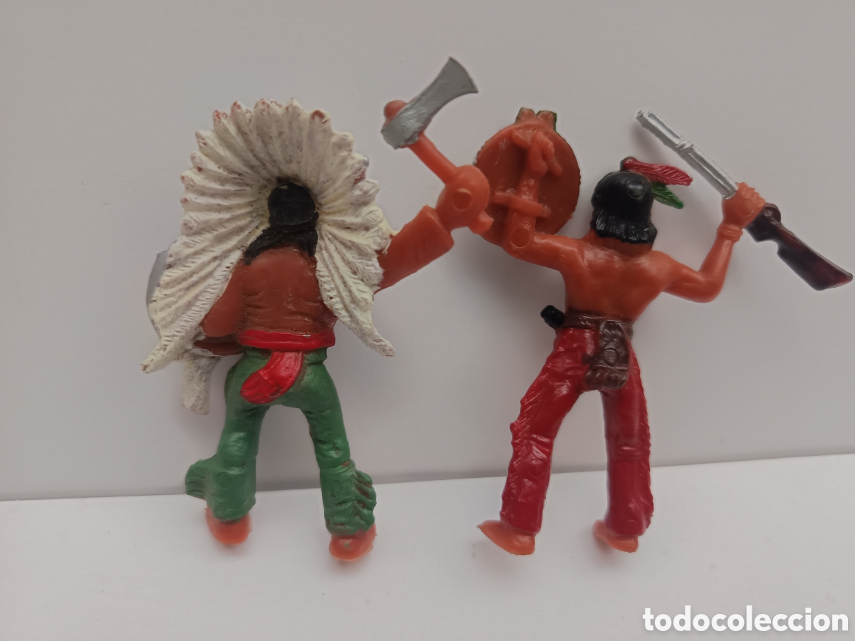 Juguetes antiguos: Figura indio de Comansi - Foto 2