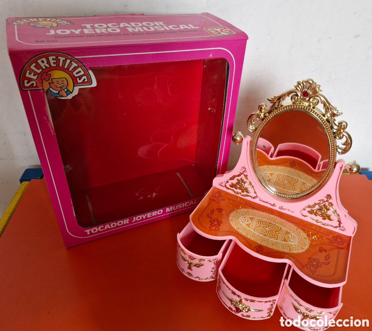 Juguetes antiguos: TOCADOR JOYERO MUSICAL.BG - BERNABEU GISBERT 80'S.NUEVO EN CAJA.