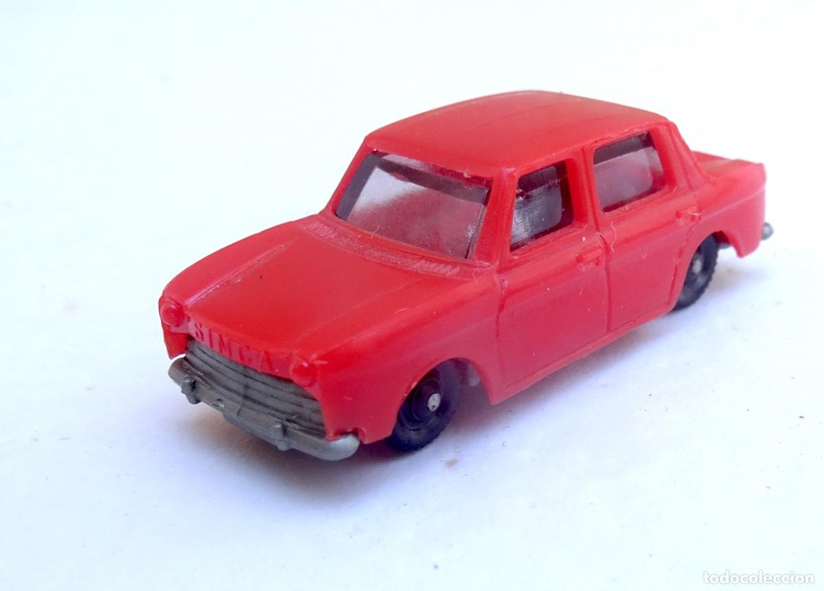 Juguetes antiguos: EKO Simca 100 color rojo mate