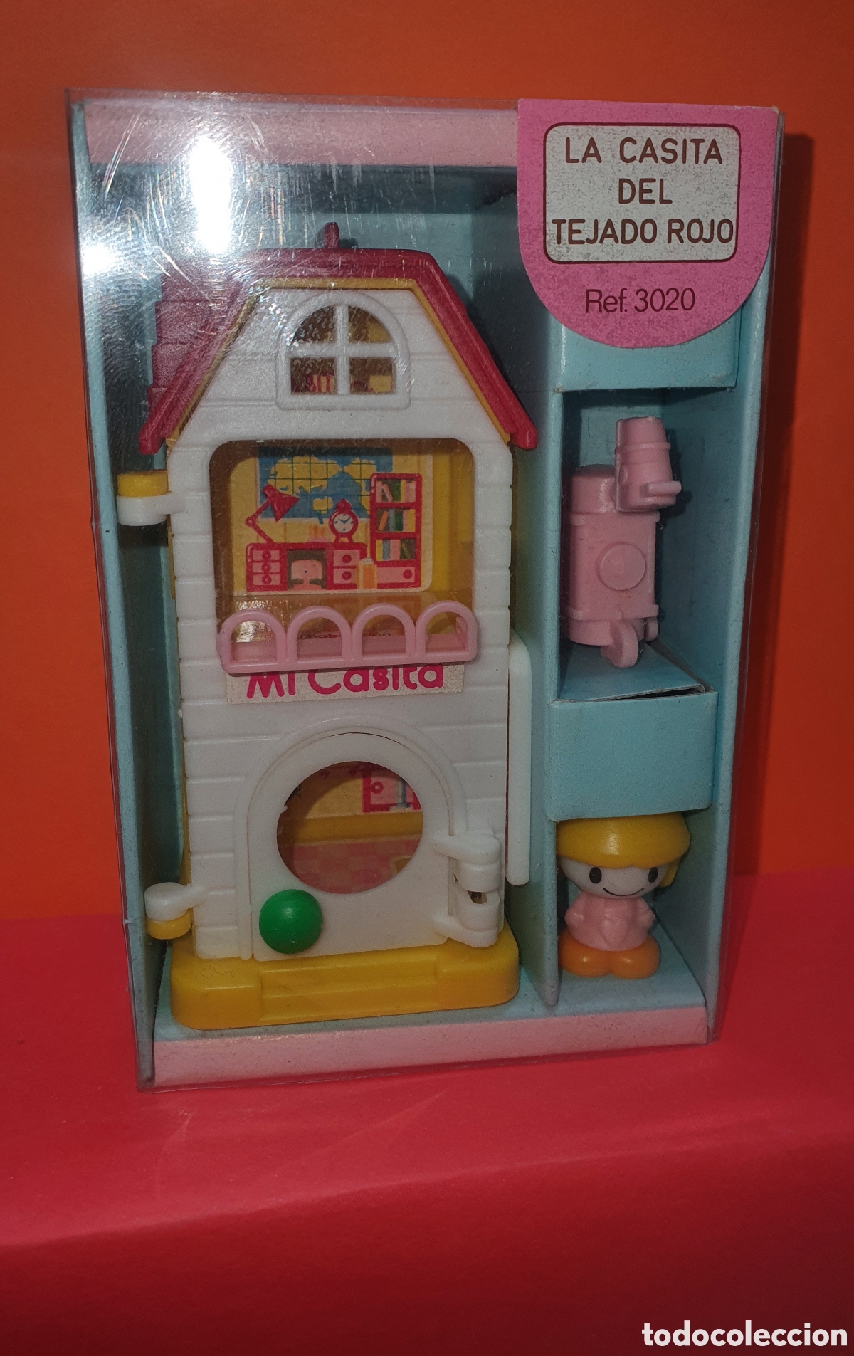 Juguetes antiguos: Las casitas de Geyper, la casita del tejado rojo, ref 3020, totalmente nueva