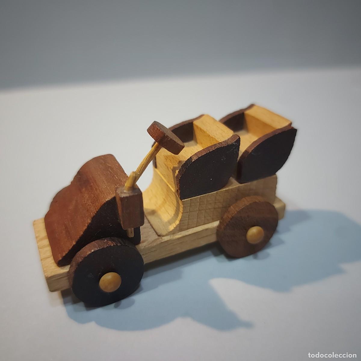 Juguetes antiguos: GOULA COCHE DE MADERA