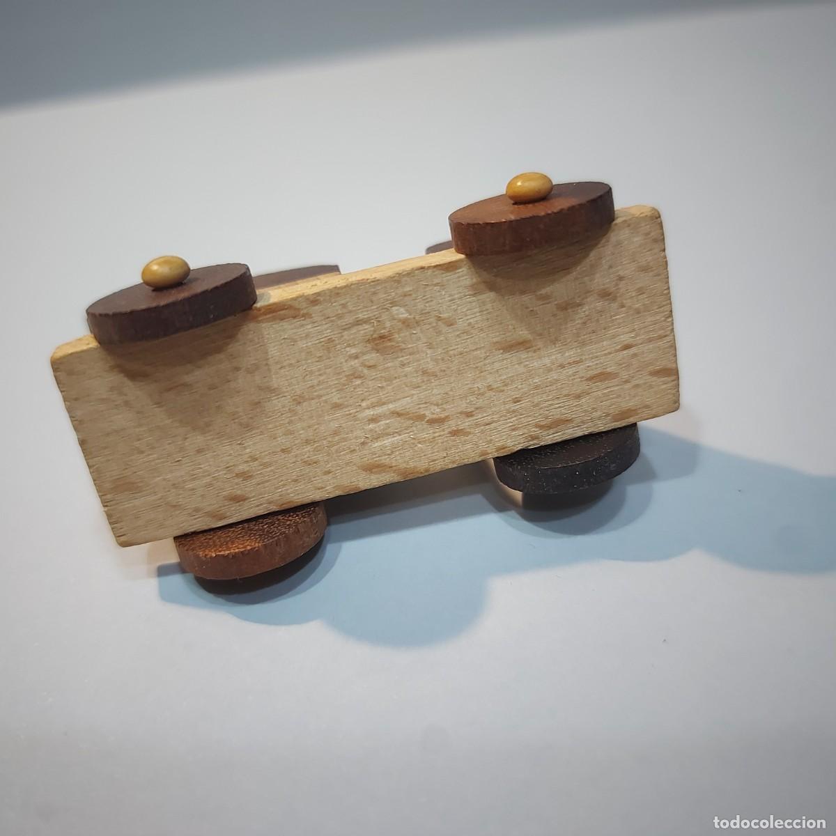 Juguetes antiguos: GOULA COCHE DE MADERA - Foto 2