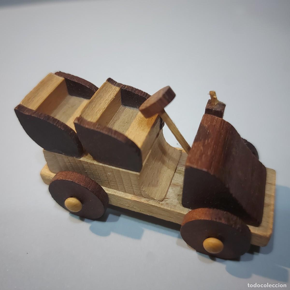 Juguetes antiguos: GOULA COCHE DE MADERA - Foto 3