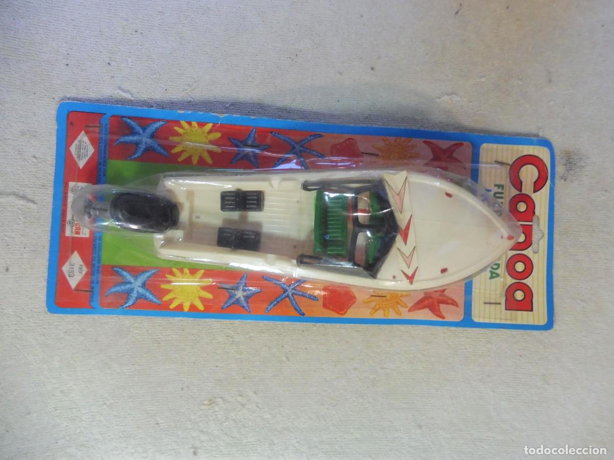Juguetes antiguos: Canoa fuera borda ref. 3153, Bullycan (Valencia)