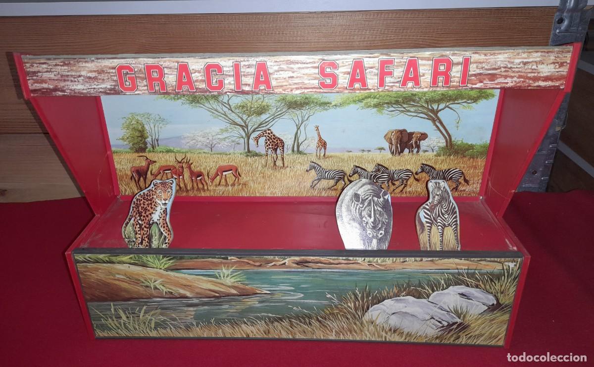 Juguetes antiguos: Antiguo juego de tiro SAFARI - Juguetes Gracia - Vintage a&ntilde;os 60/70