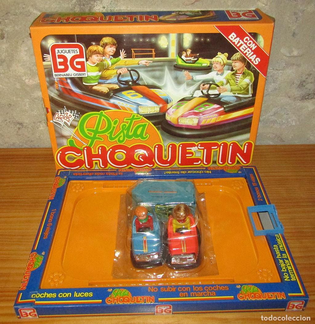 Juguetes antiguos: ANTIGUA PISTA CHOQUET&Iacute;N DE BG BERNABEU GISBERT - NUEVA Y EN SU CAJA ORIGINAL