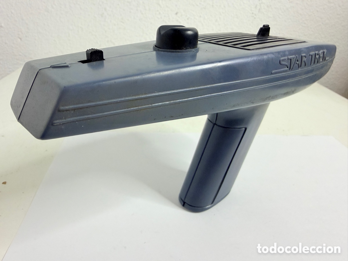 Juguetes antiguos: Star Trek Electronic Phaser Gun - Foto 13