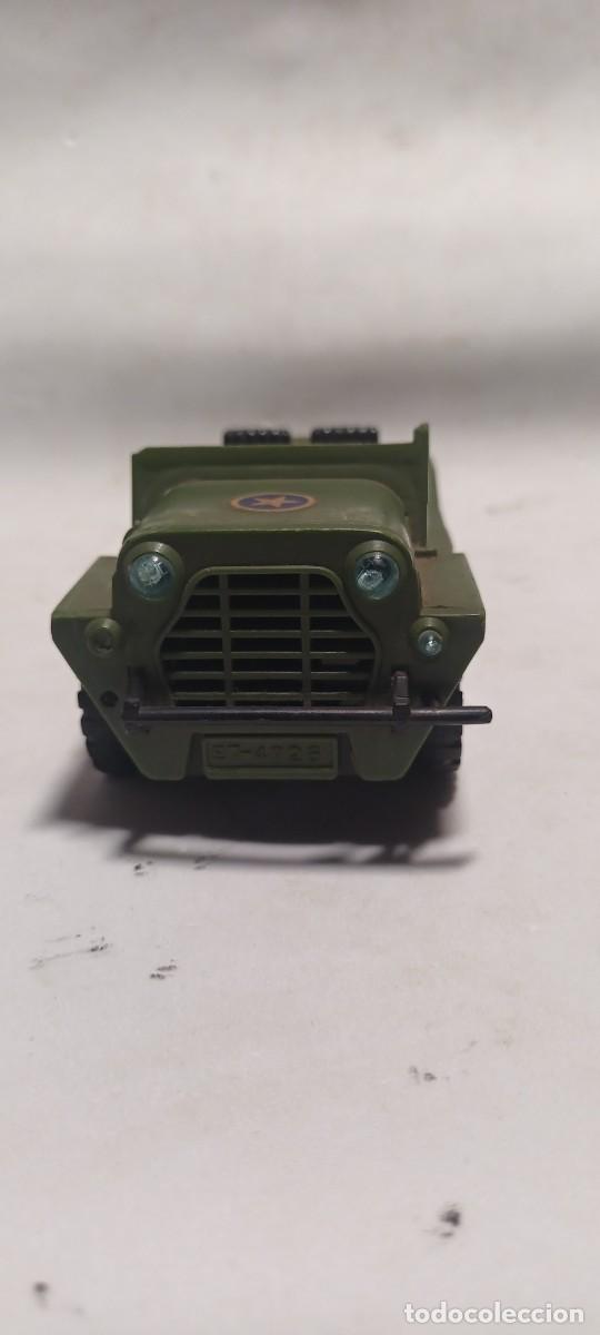 Juguetes antiguos: JEEP MILITAR DE PLASTICO SHAMBERS MADE IN SPAIN A&Ntilde;OS 70/80 RESTAURAR O PIEZAS. 13 CMS.