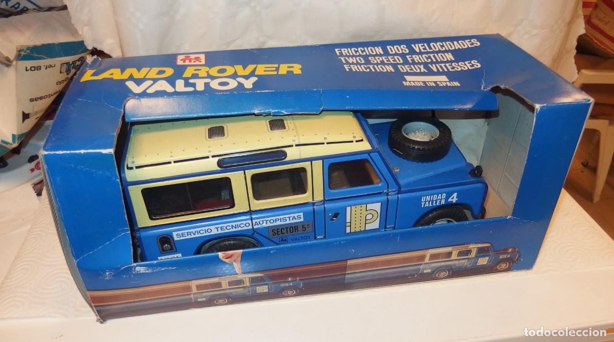 Juguetes antiguos: LAND ROVER VALTOY AUTOPISTAS,CAJA ORIGINAL,SIN USO