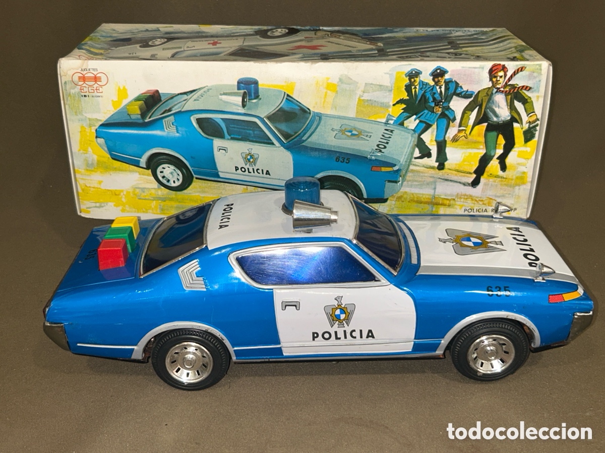Juguetes antiguos: COCHE POLIC&Iacute;A 635 JUGUETES EGE IBI (ALICANTE) REF.86/P