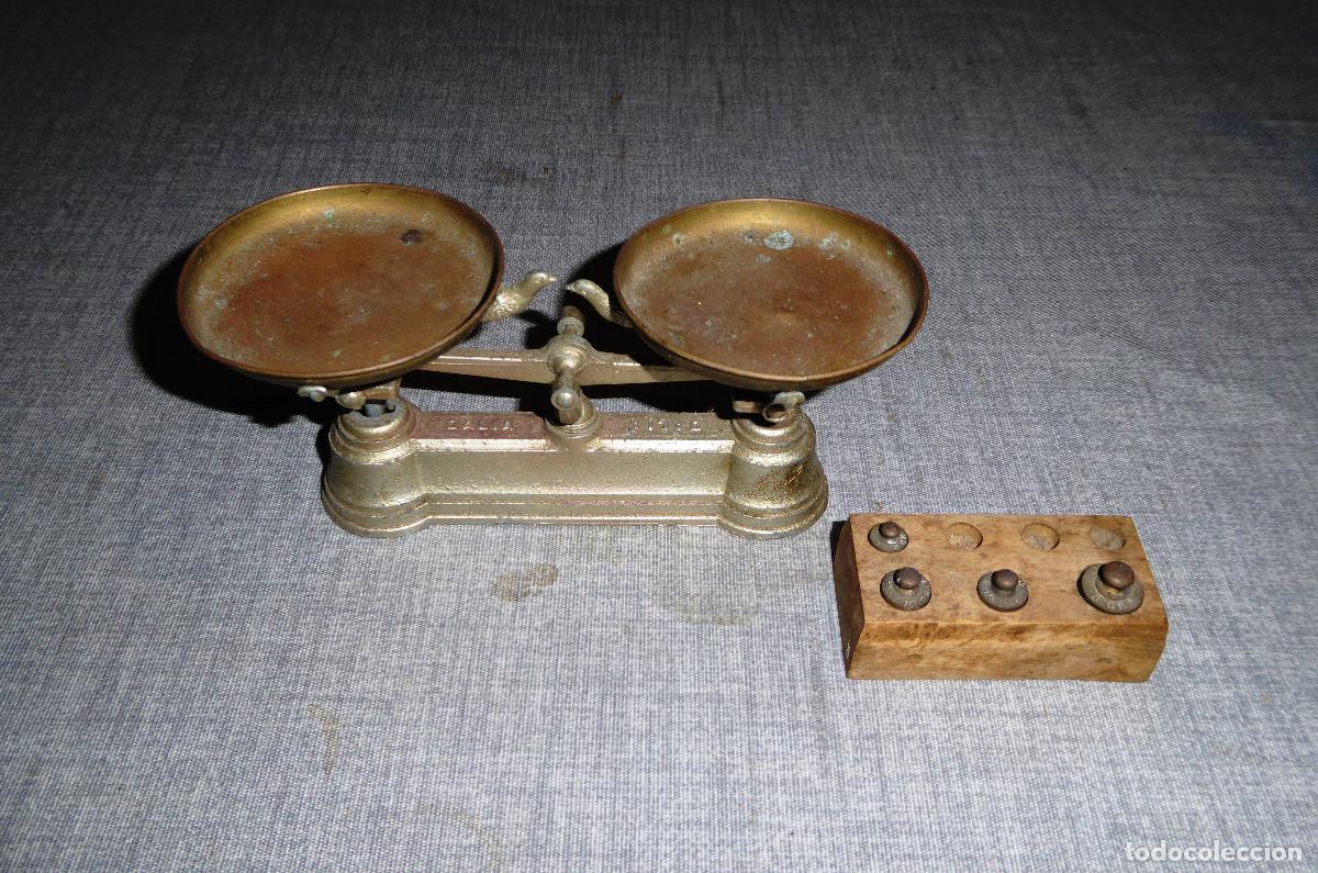 Juguetes antiguos: BALANZA DE JUGUETE - MINIATURA - MARCA DALIA