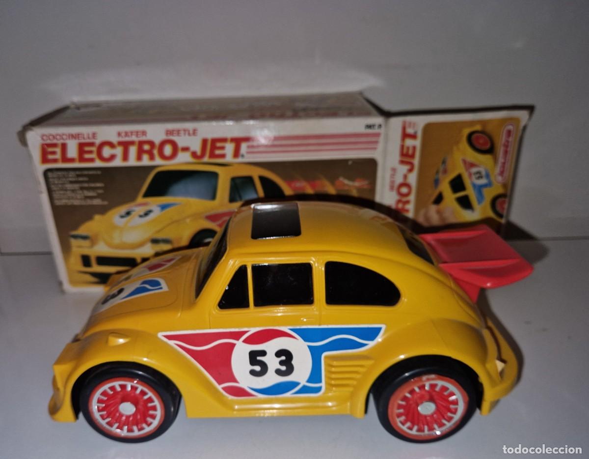 Juguetes antiguos: COCHE VOLSWAGEN , ESCARABAJO, BEETLE, KAFER DE JOUSTRA. ELECTRO-JET, DE LOS A&Ntilde;OS 80