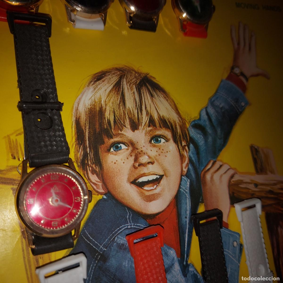 Juguetes antiguos: RELOJES EKO - EXPOSITOR CON 12 RELOJES